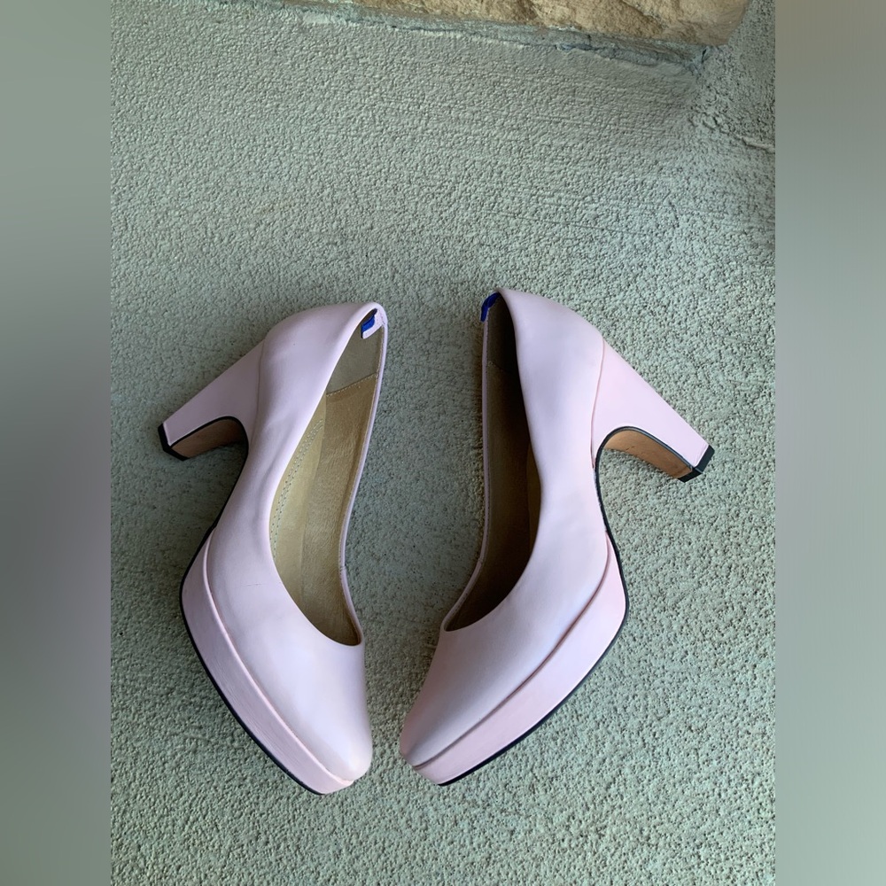 💗 DR LIZA Shirley Pink Pump Heels Orthopaedic Comfort Leather Size 9 like new - Picture 7 of 16
